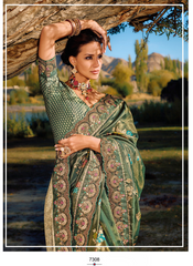 Lush Greenery Banarasi Silk Masterpiece