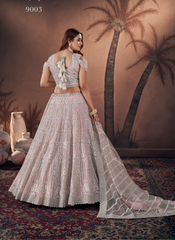 Nakshatra Baby Pink Bridal Lehenga