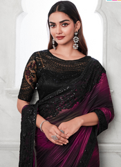 Nakshatra Dual Colored saree