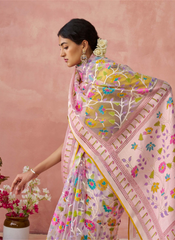 Nakshatra Baby Pink Premium saree