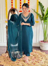 Nakshatra Blue Readymade Suit
