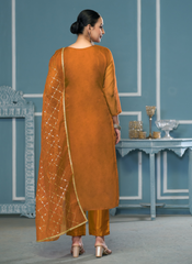 Nakshatra Orange Daily Wear Salwar Kameez