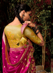 Majestic Zari Weave Dola Silk Saree