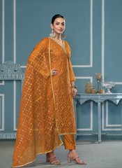 Nakshatra Orange Daily Wear Salwar Kameez