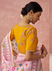 Nakshatra Baby Pink Premium saree