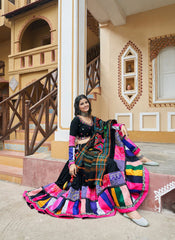 Nakshatra Black Navratri Lehenga Choli