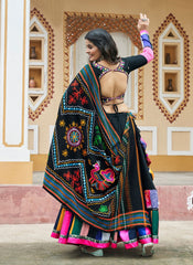 Nakshatra Black Navratri Lehenga Choli