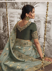 Celestial Meadow Elegance Saree