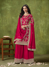 Nakshtara Pink Party Wear Punjabi Suit