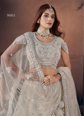 Nakshatra Awesome Off white Bridal Lehenga