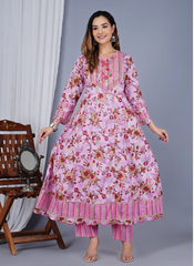 Nakshatra Readymade baby pink suit