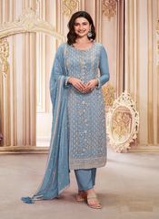 Nakshatra Dusty Blue Pakistani suit