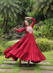 Nakshatra Gamathi Patch work Gown