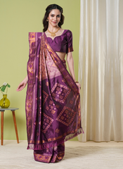 Nakshatra Wine Banarasi Saree
