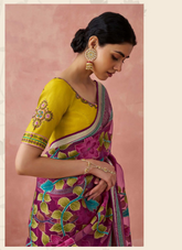 Nakshatra Maroon Premium saree