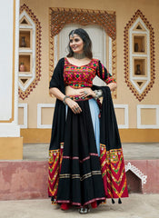 Nakshatra Sky Navratri Lehenga Choli