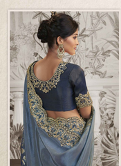 Moonlit Mirage Wedding Saree