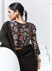 Nakshatra Black Saree