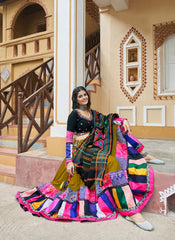 Nakshatra Mustard Yellow Navratri Lehenga Choli
