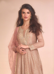 Nakshatra Peach Sharara Suit