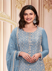 Nakshatra Dusty Blue Pakistani suit