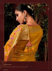 Golden Splendor Saree Ensemble