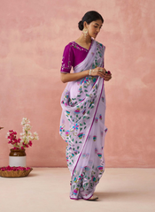 Nakshatra Lavender Premium saree