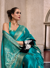 Nakshatra Rama Munga Silk Saree