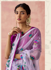 Nakshatra Lavender Premium saree