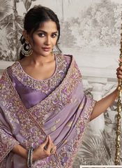 Divine Lavender Bliss Saree
