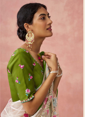 Nakshatra Off white Premium saree