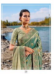 Emerald Elegance Banarasi Ensemble