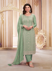 Nakshatra Dusty Green Pakistani suit