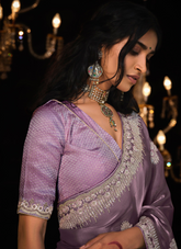 Magical Mauve Wedding saree