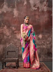 Nakshatra Multicoloured Silk Saree