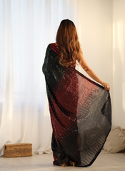 Nakshatra Black Dazzling Saree