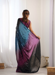 Nakshatra Black Dazzling Saree