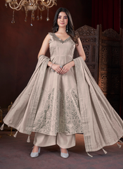 Nakshatra Chiku Foil Printed Readymade Palazzo Suit