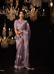 Magical Mauve Wedding saree