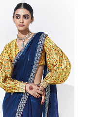 Nakshatra Blue Saree