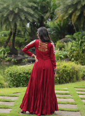Nakshatra Gamathi Patch work Gown