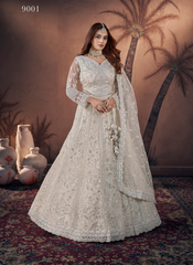 Nakshatra Premium Off white Bridal Lehenga