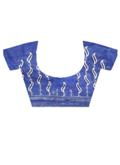 Nakshatra Blue Embroidered Saree