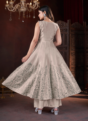 Nakshatra Chiku Foil Printed Readymade Palazzo Suit