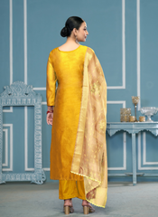 Nakshatra Yellow Daily Wear Salwar Kameez
