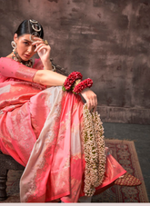 Nakshatra Rose Silk Saree