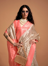 Nakshatra Golden Kanjeevaram saree
