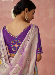 Nakshatra Sea Green Premium saree