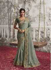 Celestial Meadow Elegance Saree
