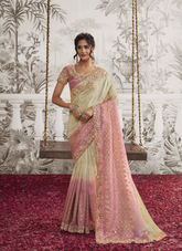Rosé Royale Jacquard Saree